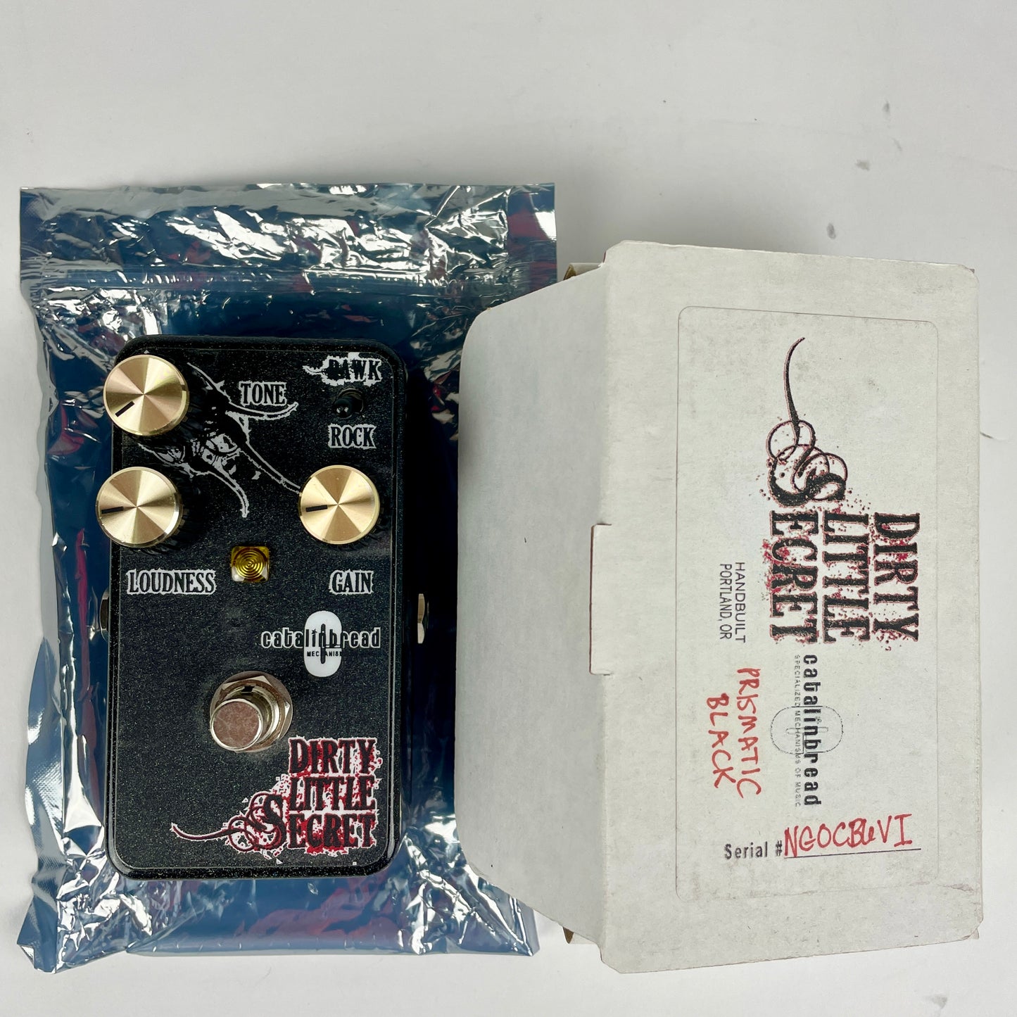 Catalinbread Dirty Little Secret Mk1, Prismatic Black, brand new old stock (NOS)!