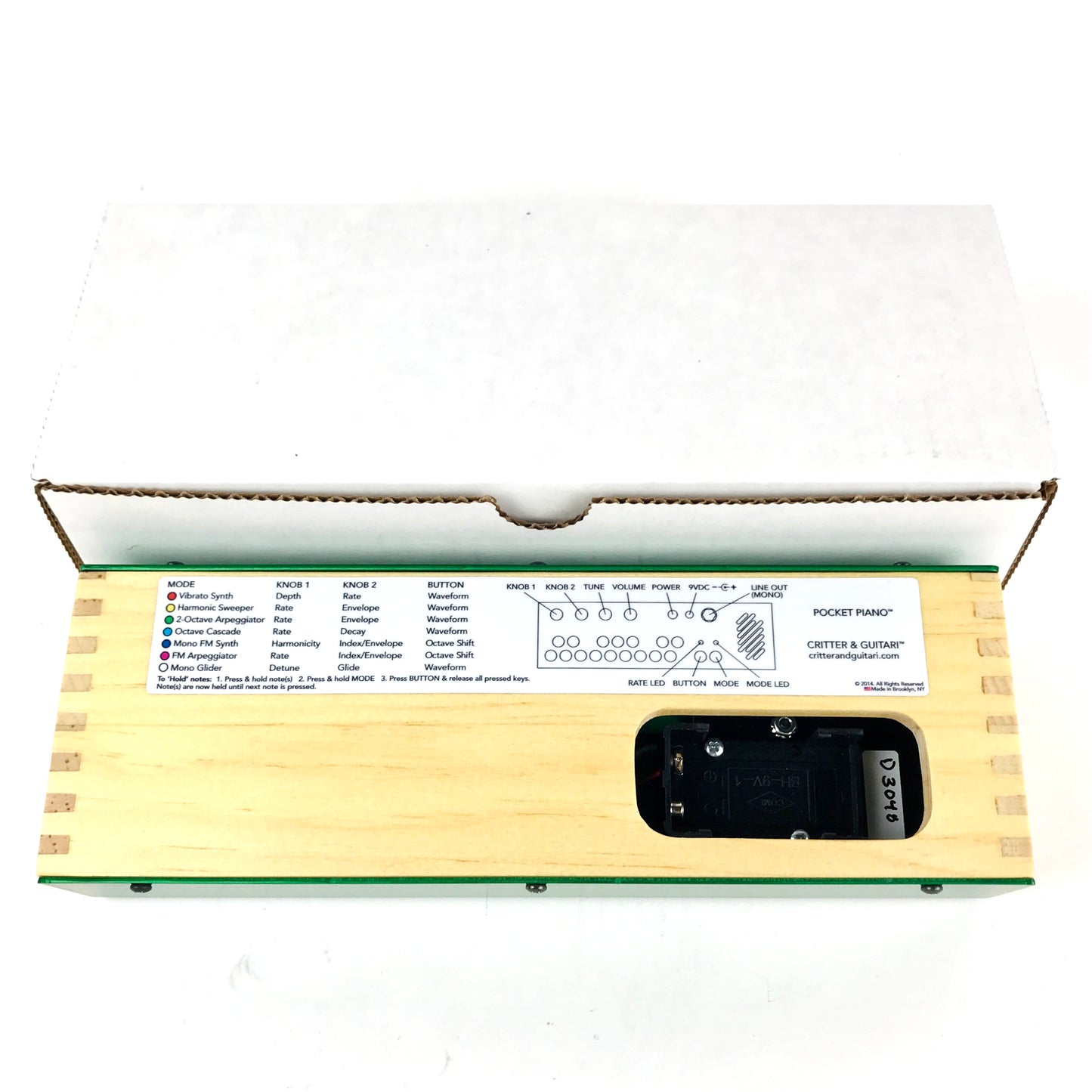 Critter & Guitari Pocket Piano, brand new old stock!
