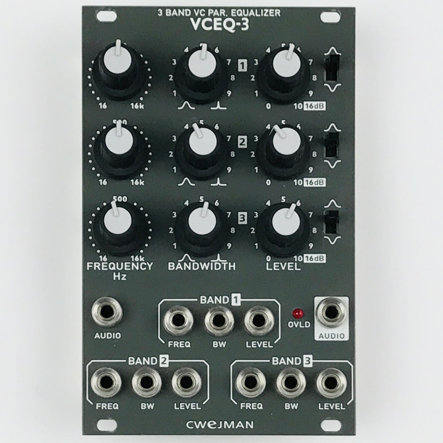 Cwejman VCEQ-3 3-Band Parametric EQ module