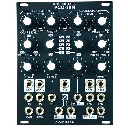 Cwejman VCO-2RM Dual-Oscillator, black