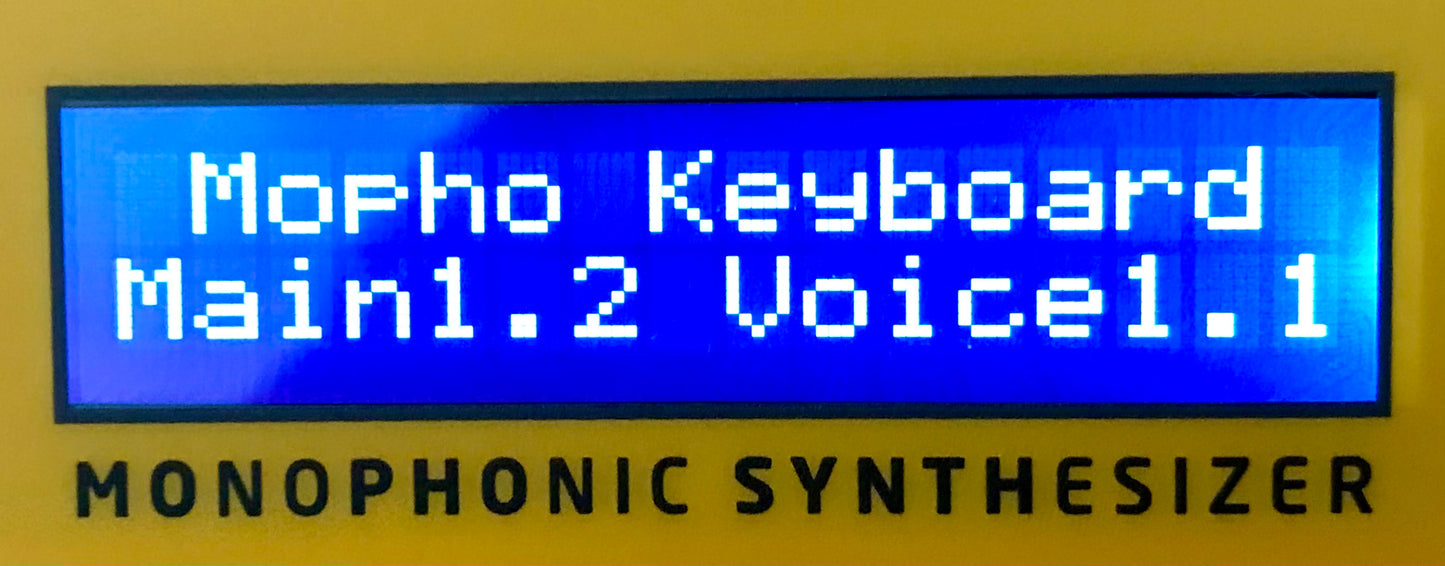 MoPho Keyboard, excellent condition, latest OS