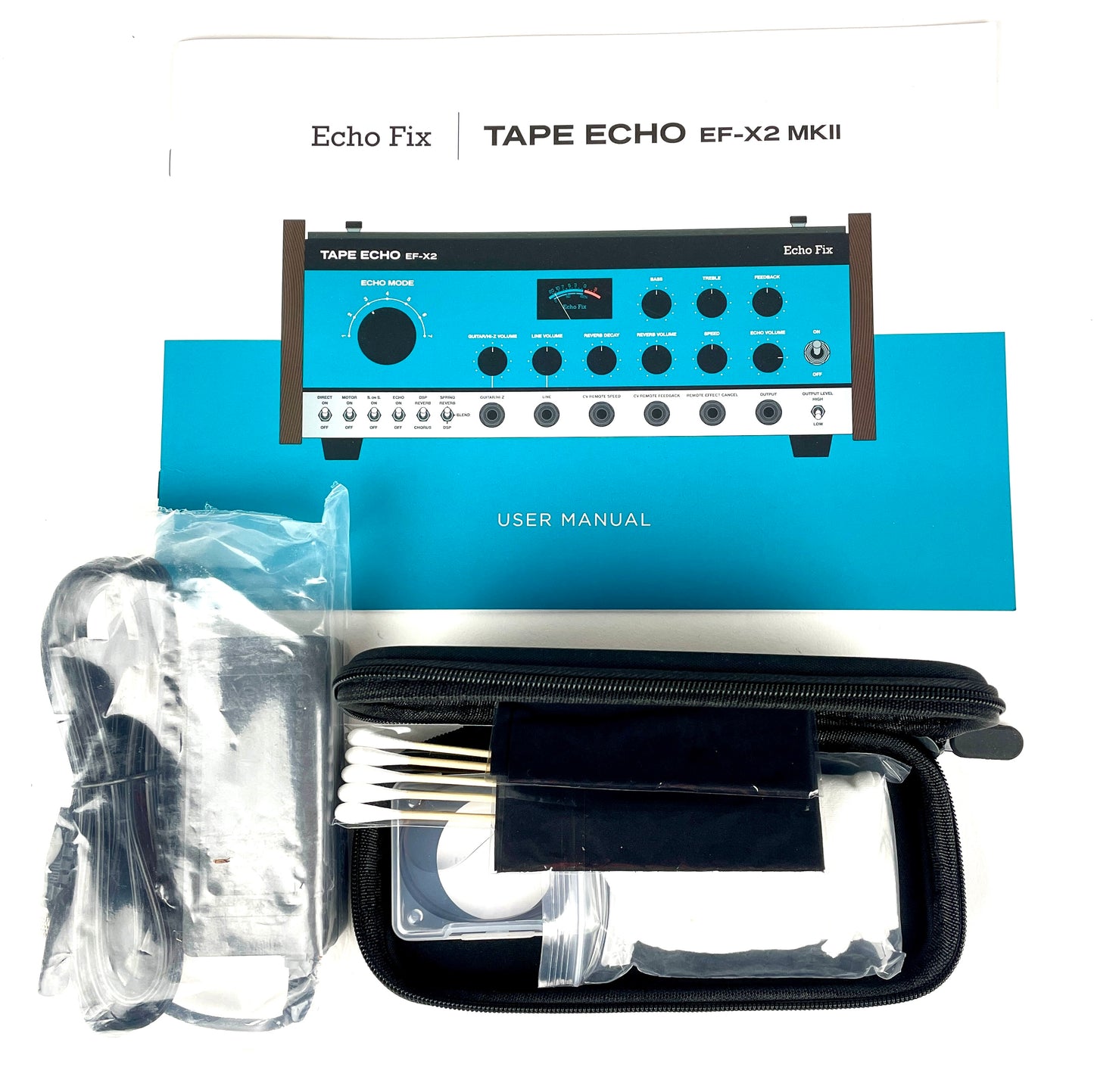 Echo Fix EF-X2 Mk2 Tape Echo, Blue Panel