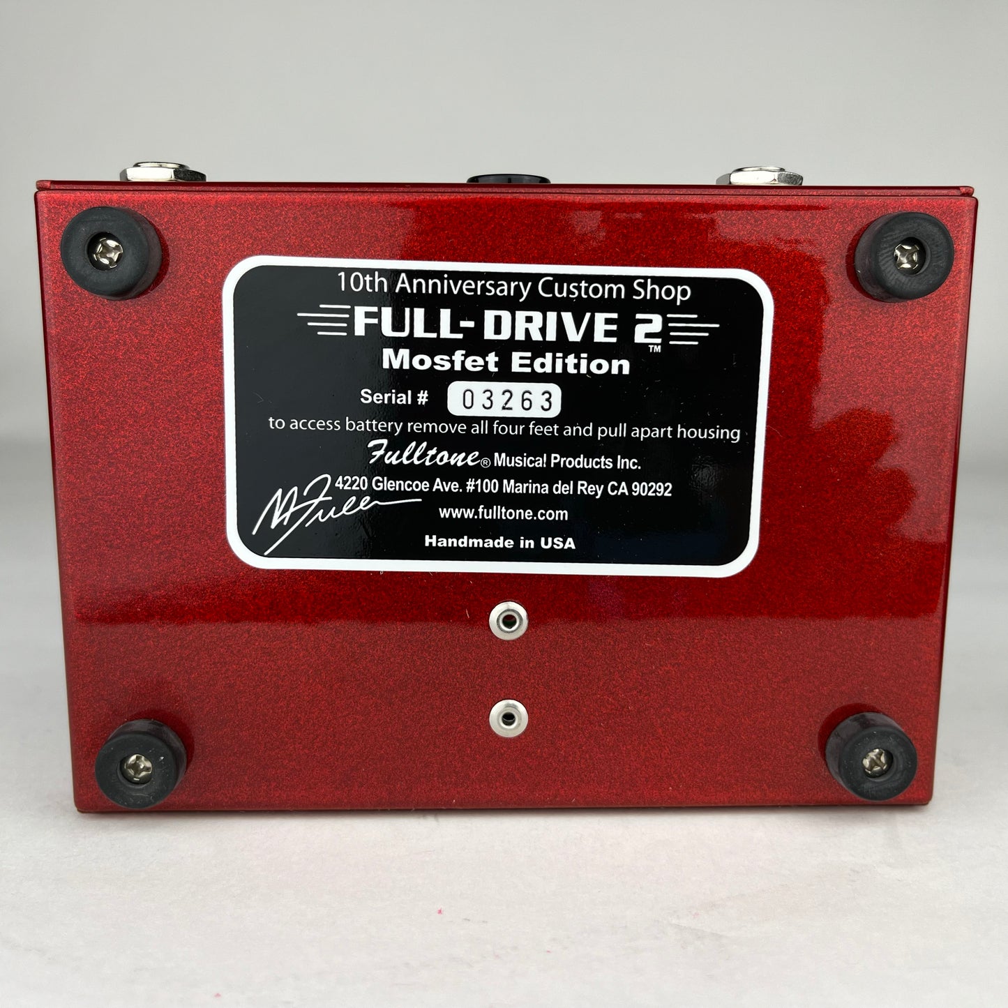 Fulltone Full-Drive 2 10th Anniversary MOSFET, Brand New Old Stock (NOS)