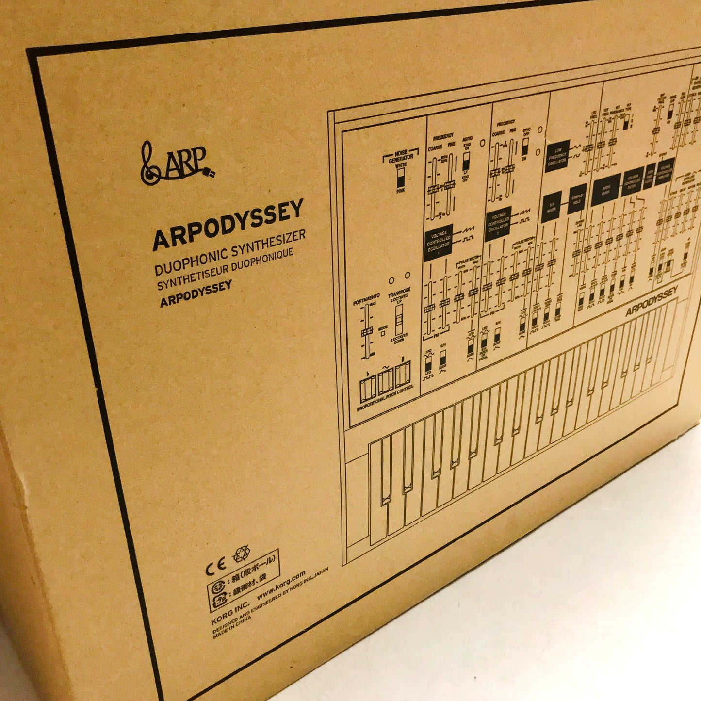 Korg ARP Odyssey Rev3 (37-Slim Key) Duophonic Analog Synthesizer
