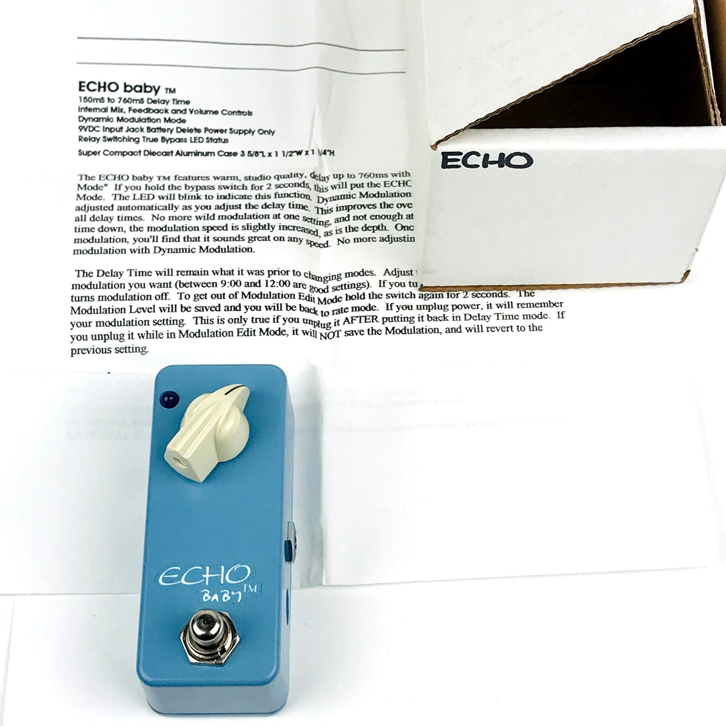 Lovepedal ECHO Baby, brand new old stock (N.O.S.), last one!
