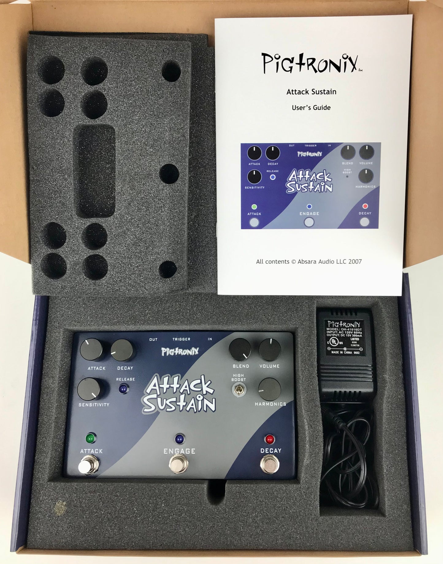 Pigtronix ASDR Attack Sustain, brand new, old stock