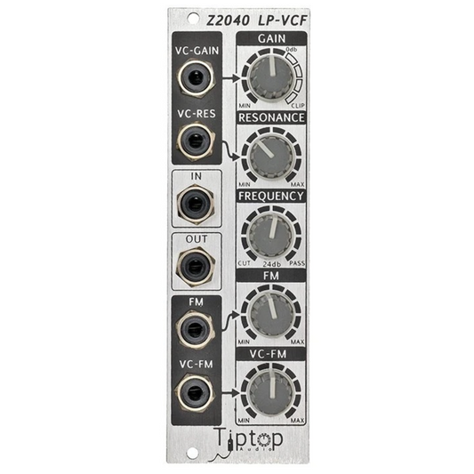 Tiptop Audio Z2040 Voltage Controlled Lowpass Filter, silver, N.O.S.