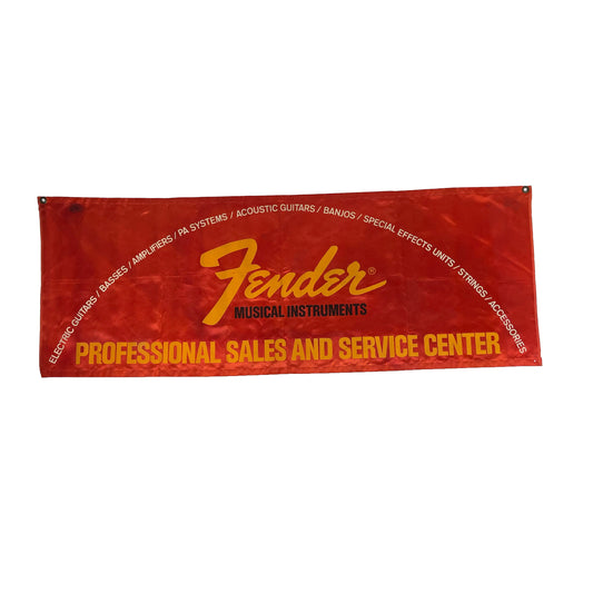 Fender Professional Sales And Service Center Banner
