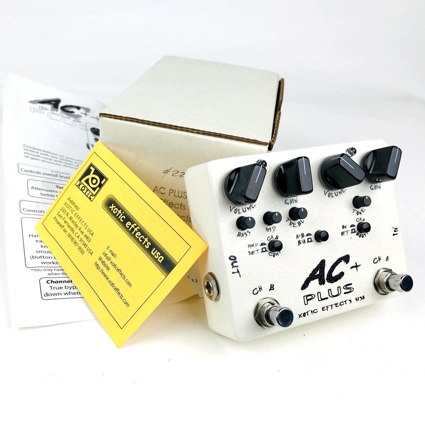 Xotic AC Plus, brand new old stock, last one!