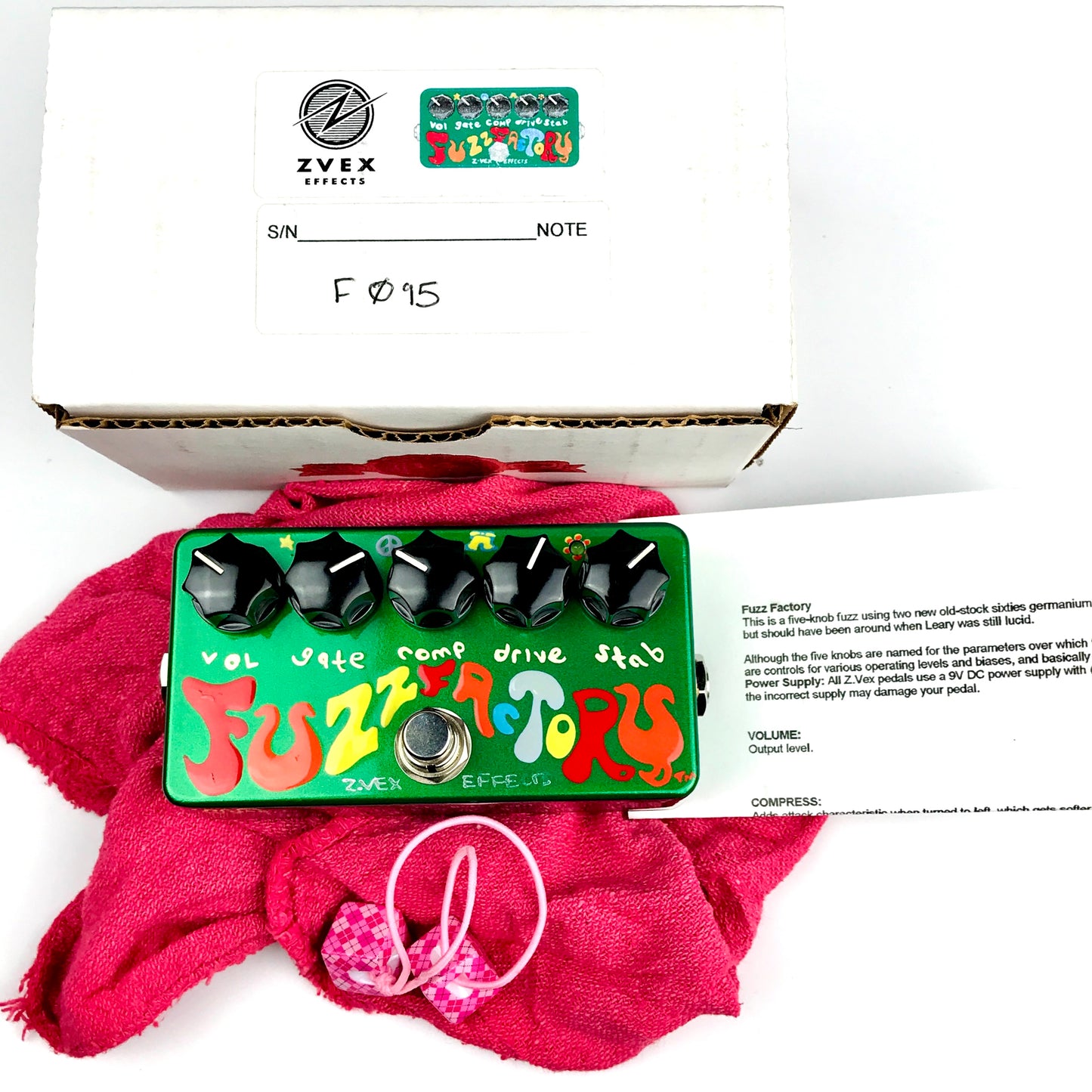 ZVEX Fuzz Factory, hand-painted, brand new, old stock from 2009!