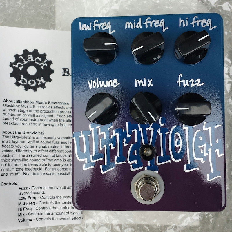 black box guitar pedal Blackbox Ultraviolet Fuzz (N.O.S.)