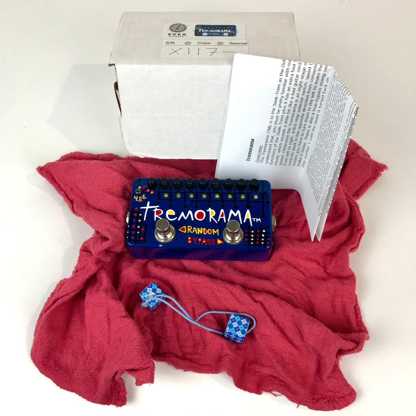 ZVEX Tremorama, hand painted, excellent condition