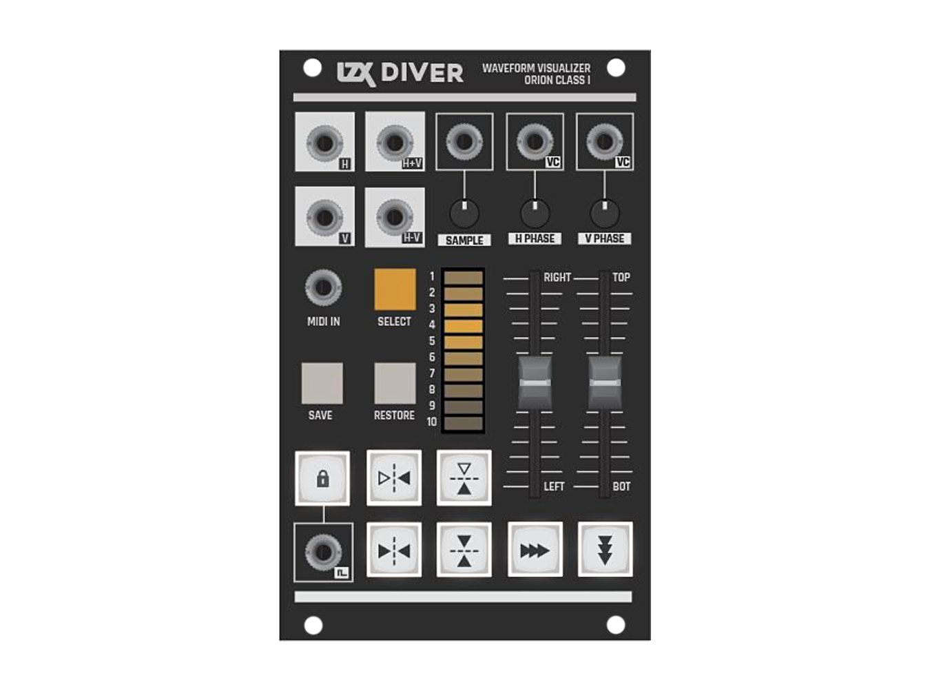 LZX Industries Diver Waveform Visualizer
