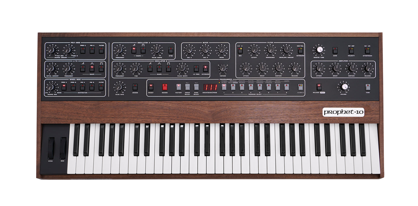 Prophet-10, REV4 10-voice keyboard