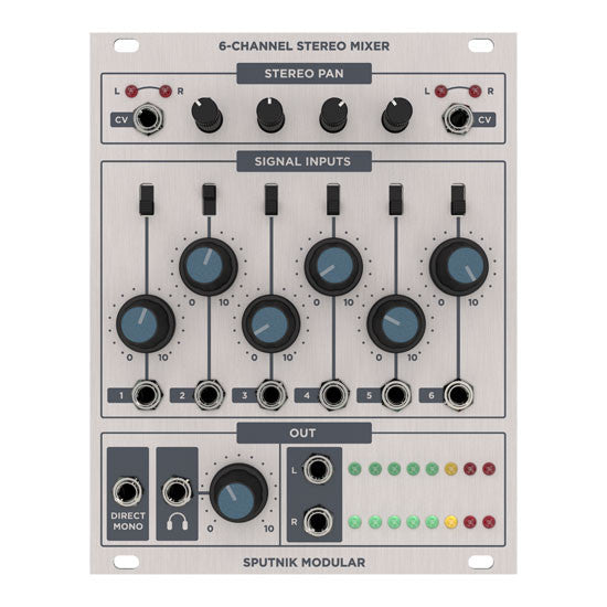 Sputnik Modular 6-Channel Mixer