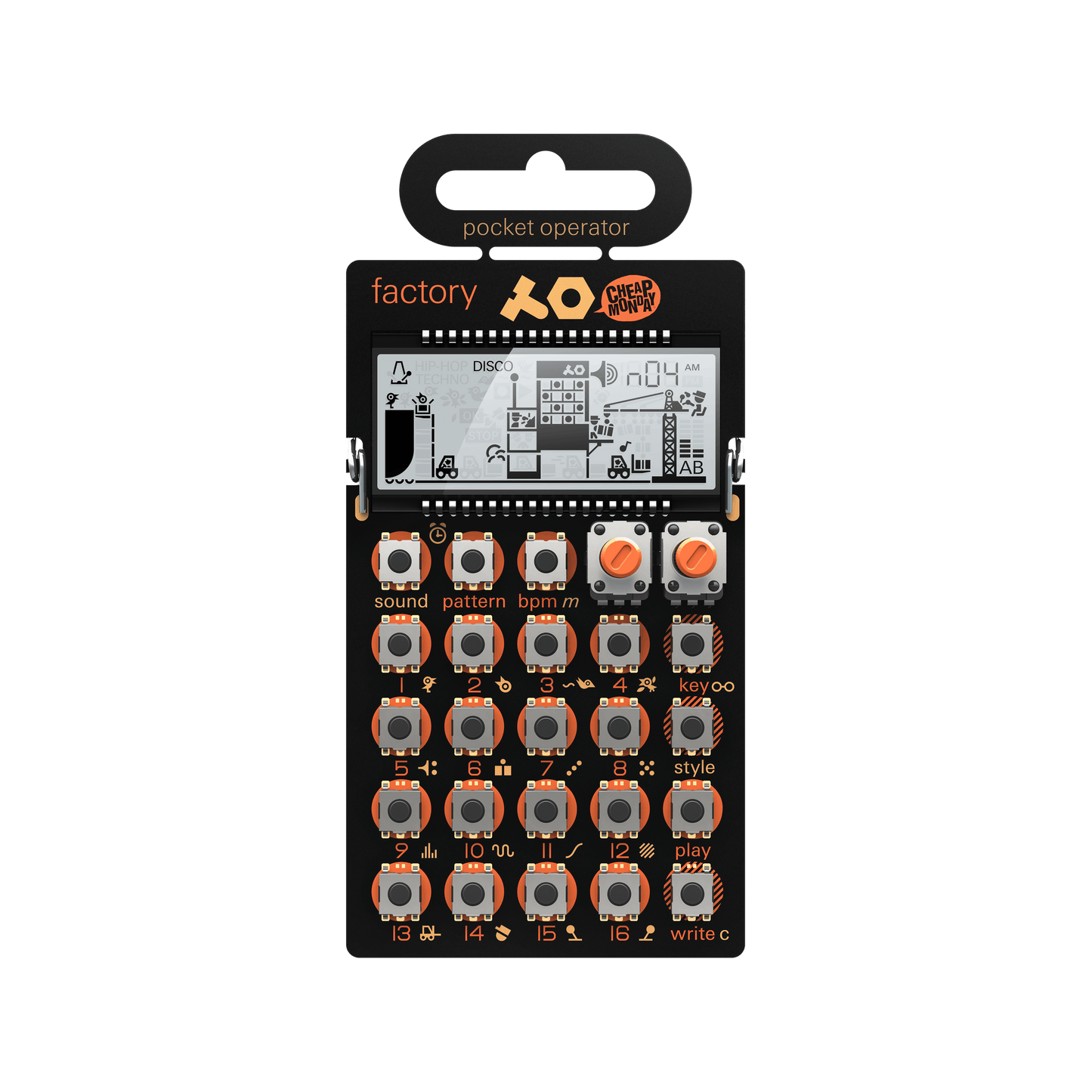 Teenage Engineering PO-16 Pocket Operator Factory Synthesizer