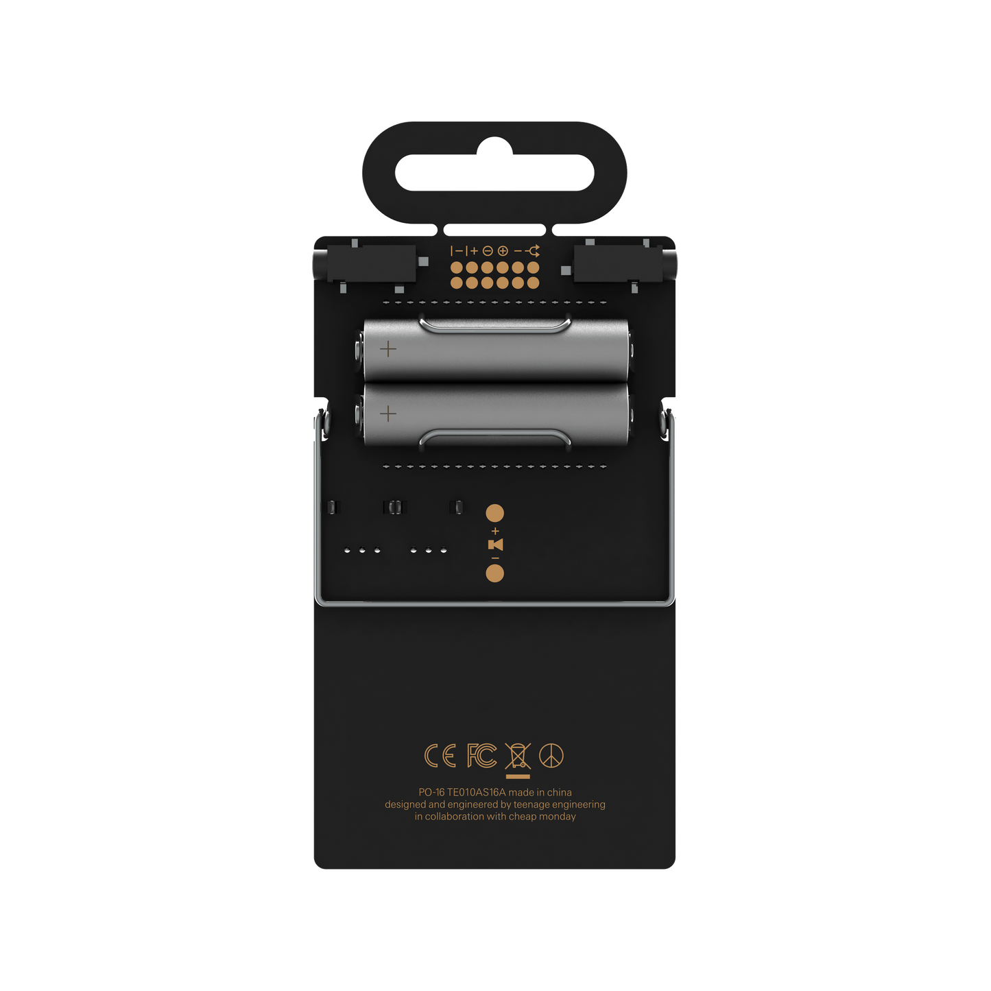 Teenage Engineering PO-16 Pocket Operator Factory Synthesizer back