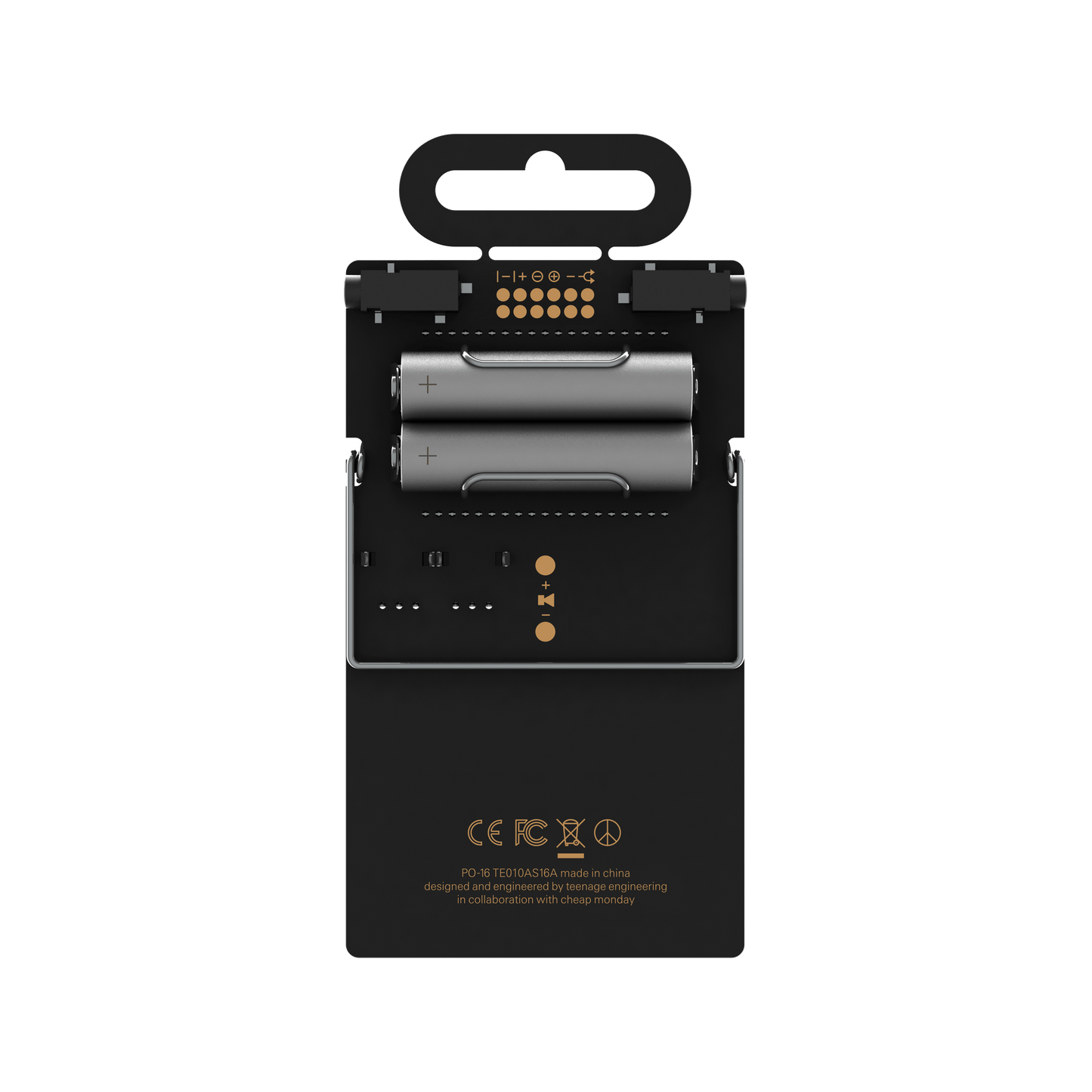 Teenage Engineering PO-16 Pocket Operator Factory Synthesizer back