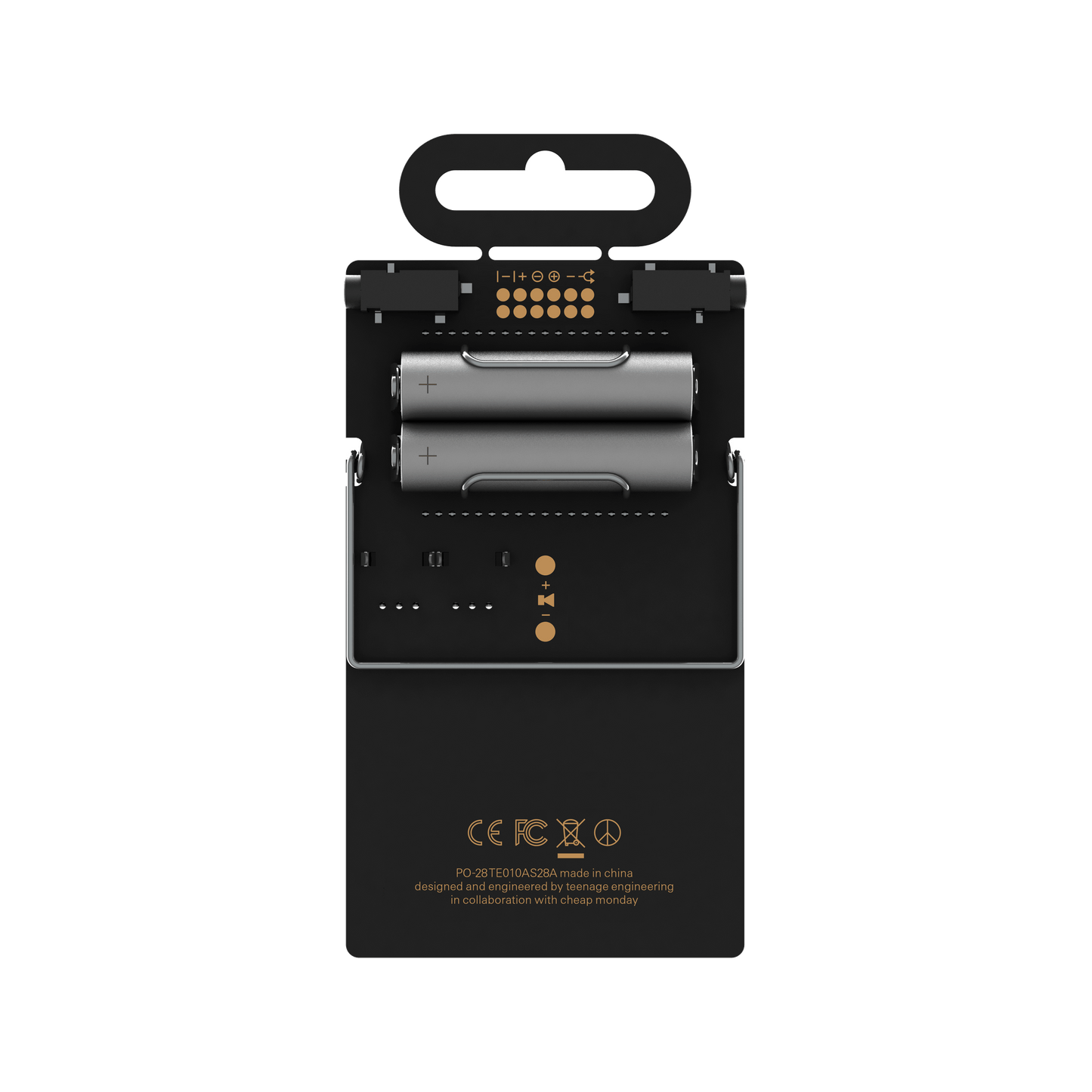 Teenage Engineering PO-28 Pocket Operator Robot Synthesizer and Sequencer back