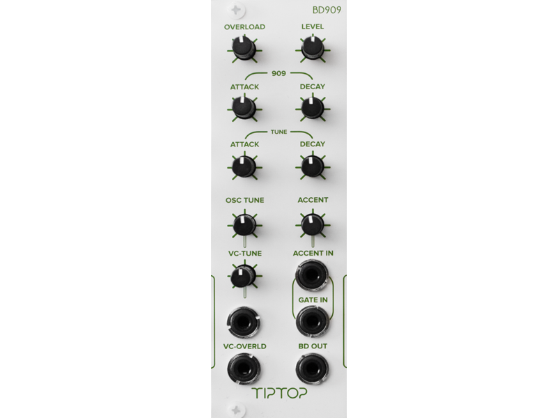 Tiptop Audio BD909 TR909 Bass Drum Generator – Big City Music Tiptop Audio BD909 TR909 Bass Drum Generator – Big City Music