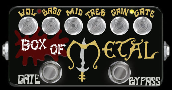 zvex pedals Zvex Effects Box of Metal Hand Painted Distortion Pedal