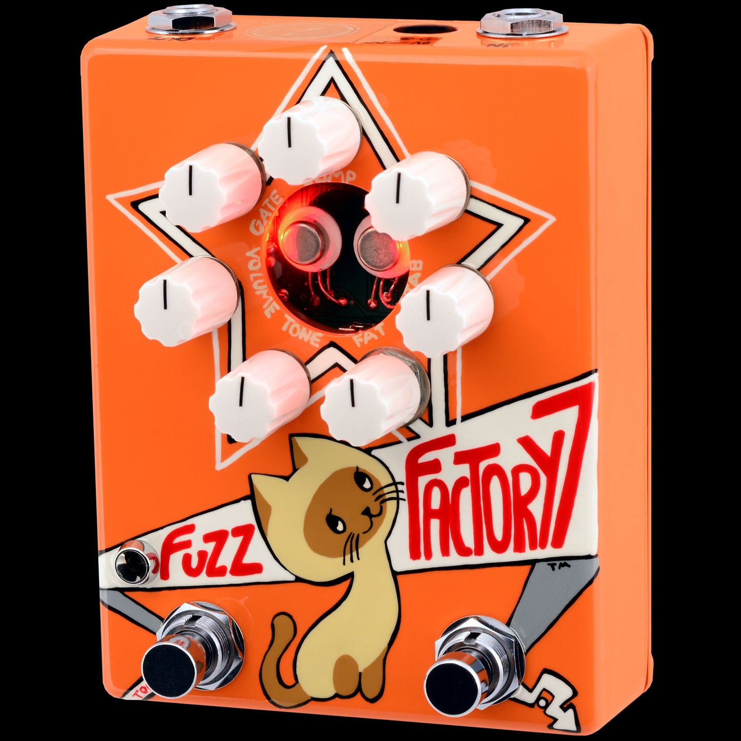 Zvex Russian Fuzz Factory 7 side
