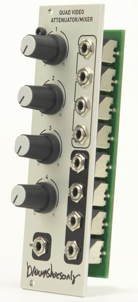 brownshoesonly QVAM Quad Video Attenuator Mixer side