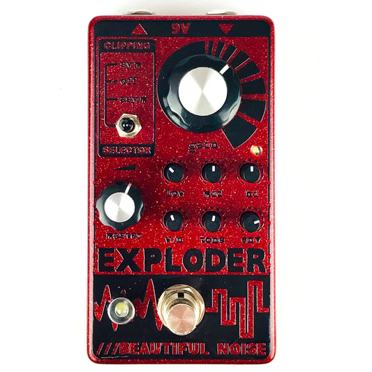 Beautiful Noise Effects Exploder, Metallic Red