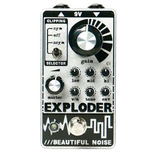 Beautiful Noise Effects Exploder, Metallic Silver