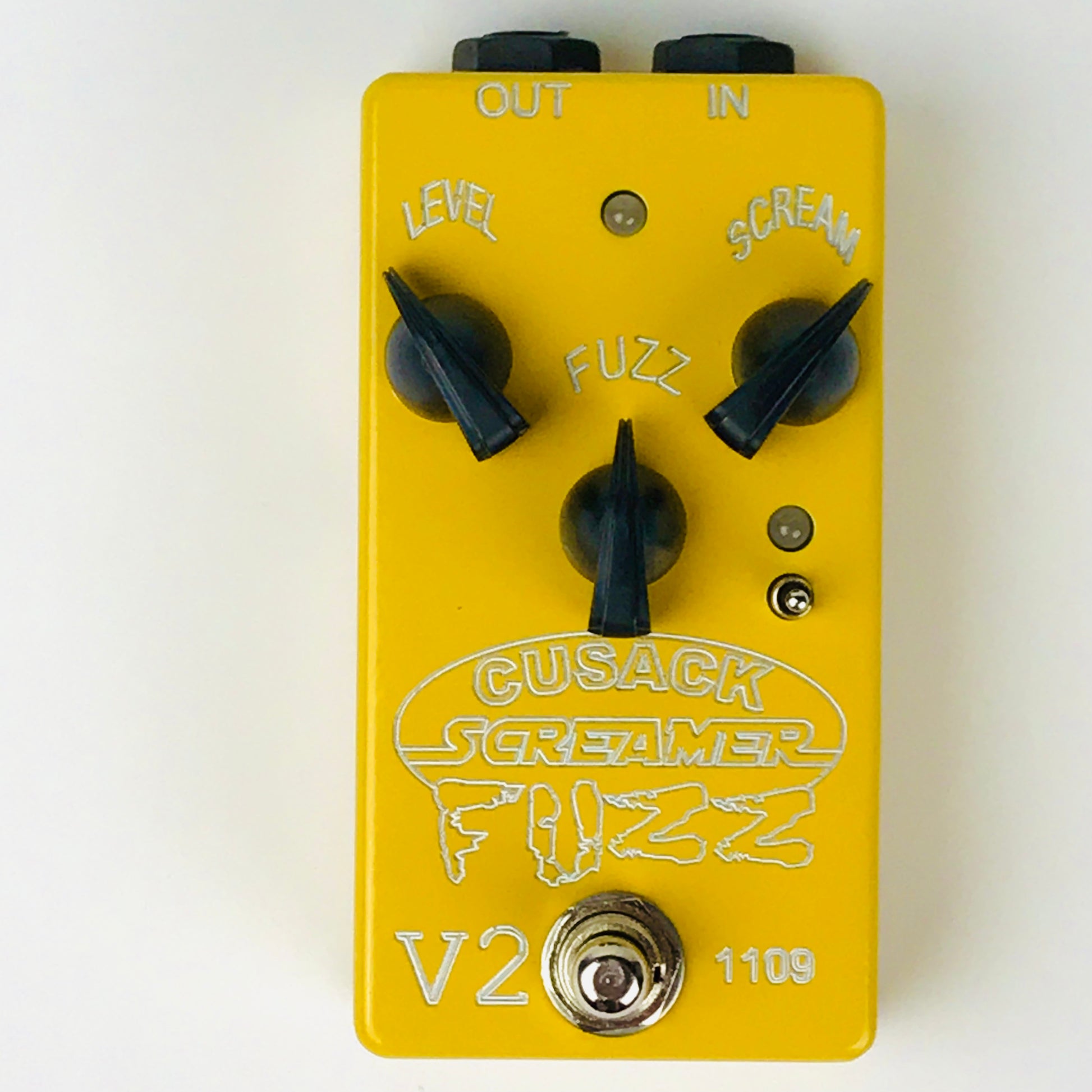 Cusack Music Screamer Fuzz V2, brand new old stock, etched graphics! – Big City Music