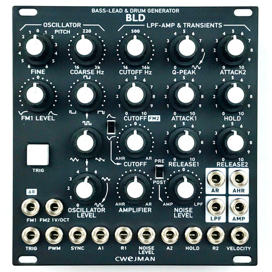 Cwejman BLD Bass-Lead & Drum Generator, black