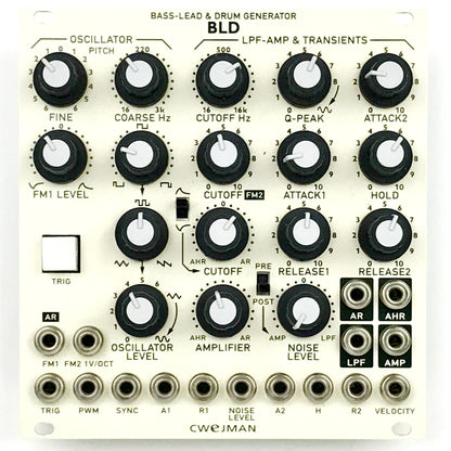 Cwejman BLD Bass-Lead & Drum Generator, White