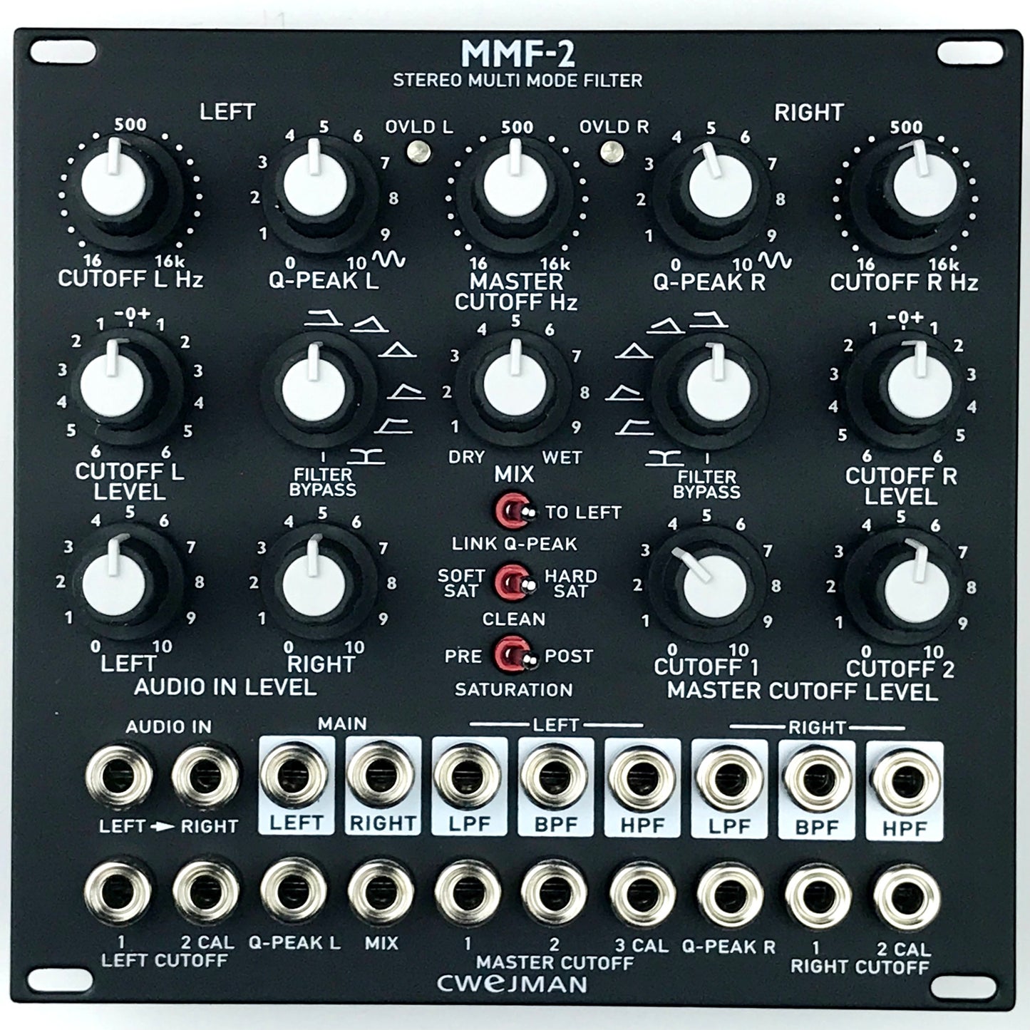 Cwejman MMF-2 Multimode Filter, Black