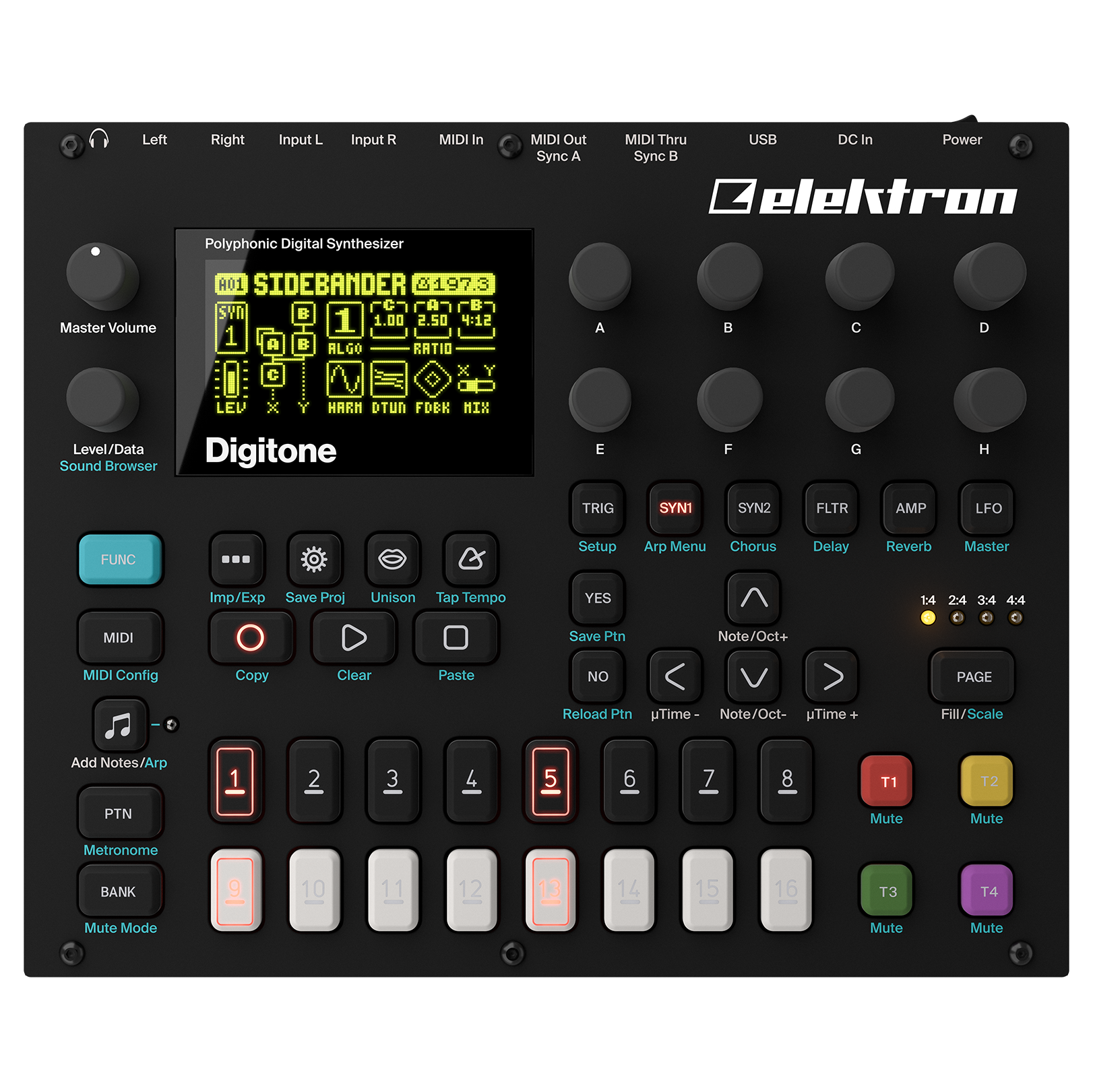 Elektron Digitone（初代）最新FWアップデート済 NEW Elektron Digitone Firmware Update 1.32 - New features and more