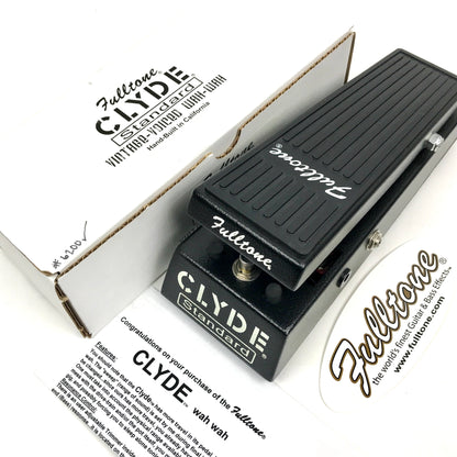 Fulltone Clyde Standard Wah, black, mint condition!