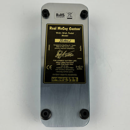 real mccoy wah pedal Real McCoy Custom RMC1 Wah-Wah Pedal, Excellent – Big City Music