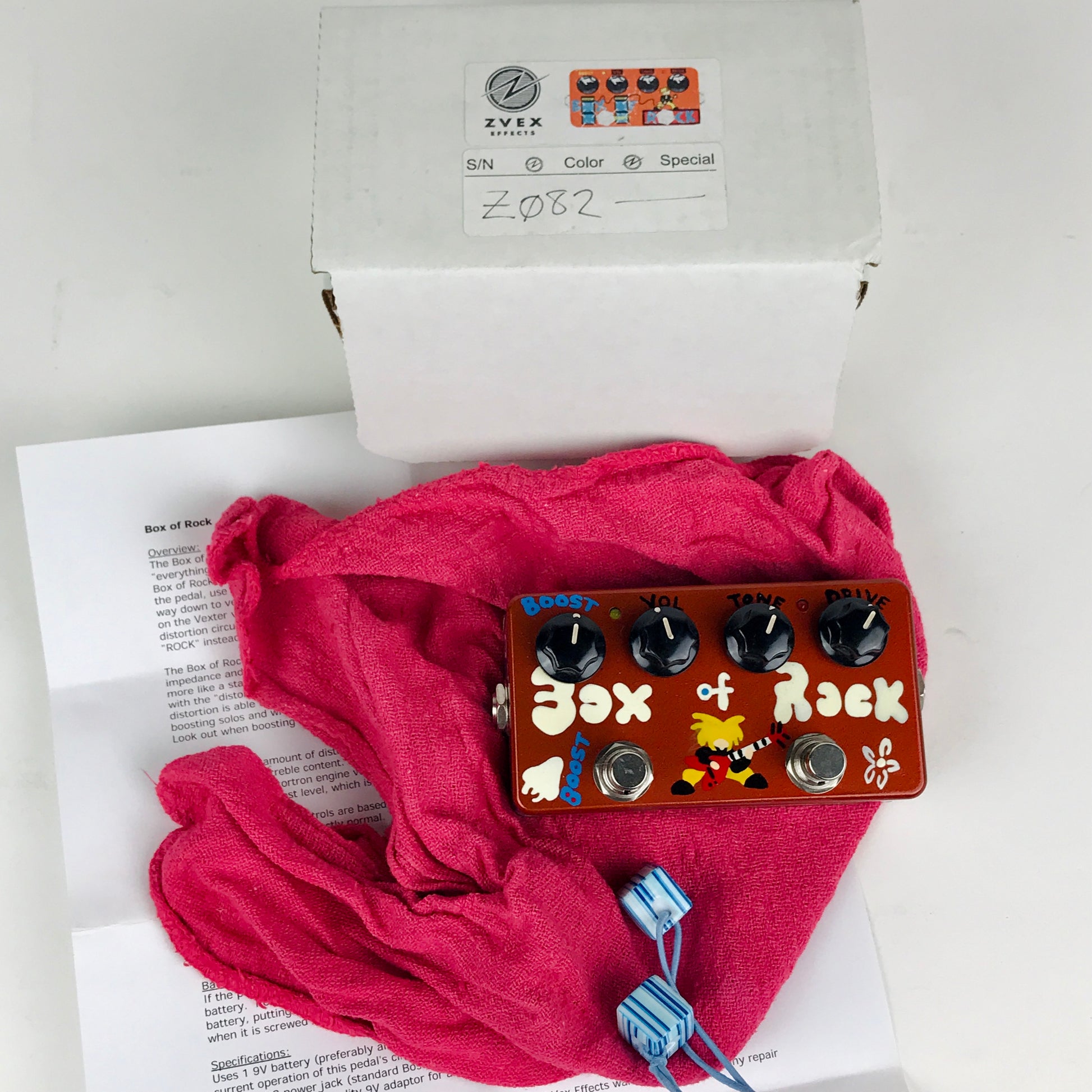 zvex distortion pedal Zvex Box of Rock Hand Painted, brand new, old stock, 2008! – Big City Music