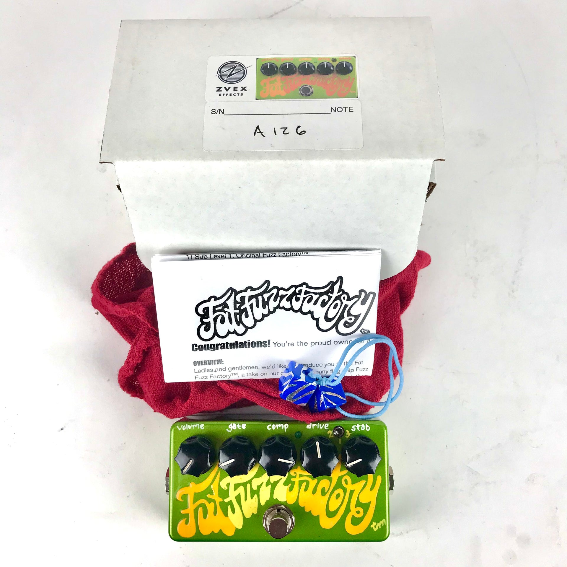 ZVEX Fat Fuzz Factory, hand-painted, brand new, old stock! – Big 