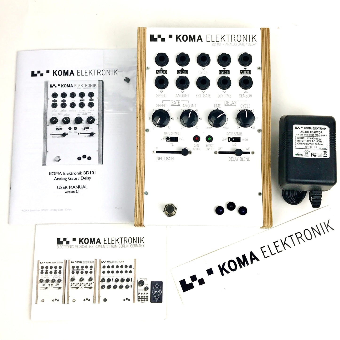 Koma Elektronik BD101 Analog Gate/Delay, new old stock (N.O.S.)