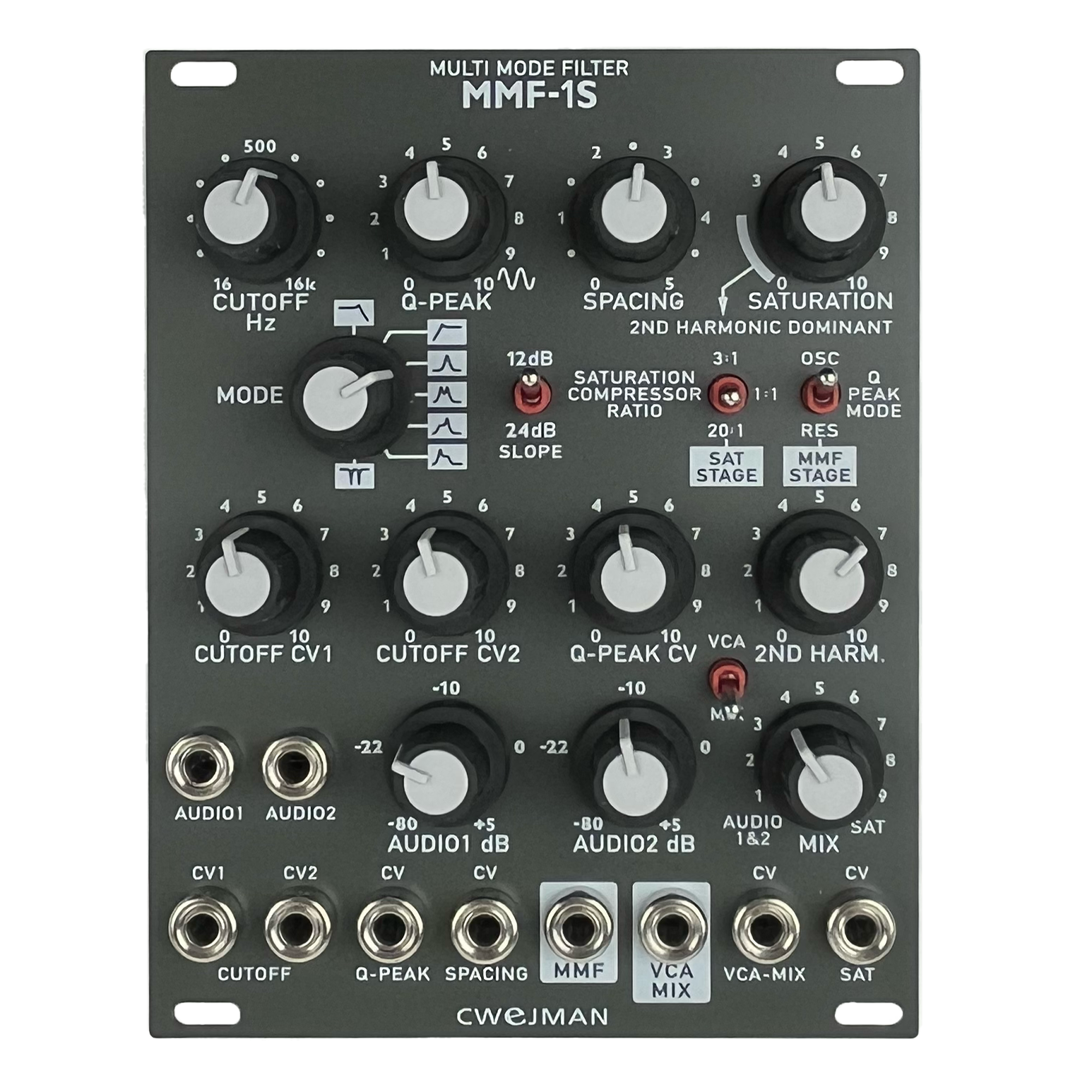 Cwejman MMF-1S マルチモードフィルター　ユーロラック・モジュラー Cwejman MMF-1S Multimode Filter - Big City Music