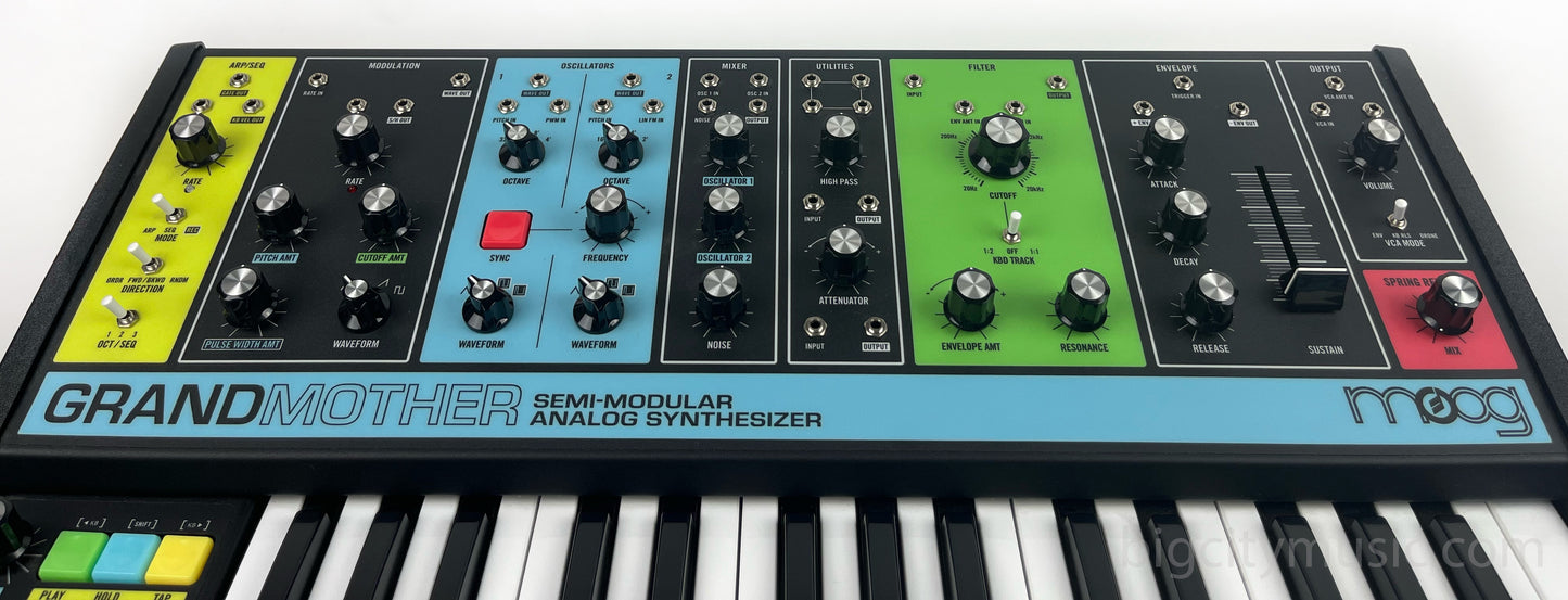 Moog Grandmother Semi-Modular Analog Synth, mint!