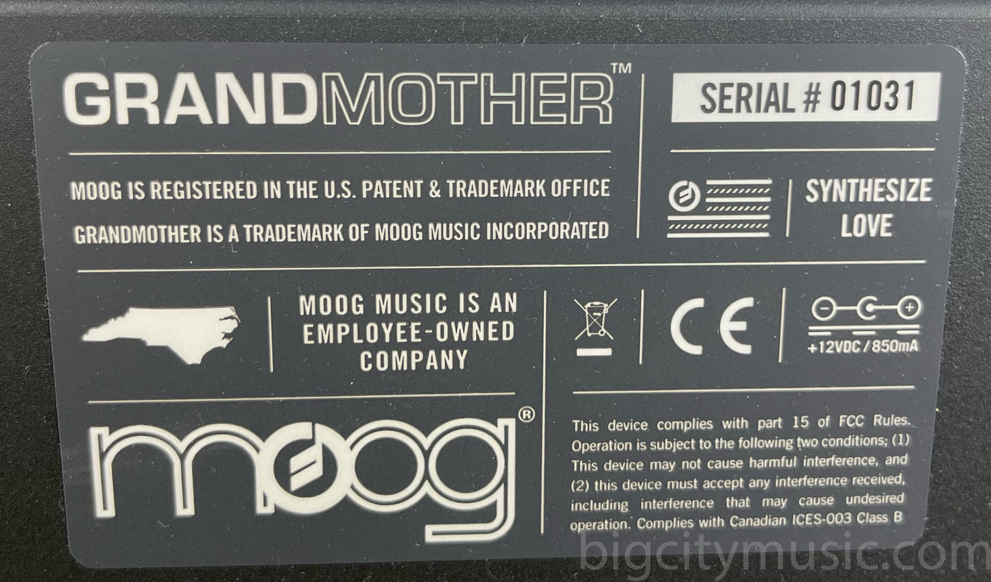 Moog Grandmother Semi-Modular Analog Synth, mint!