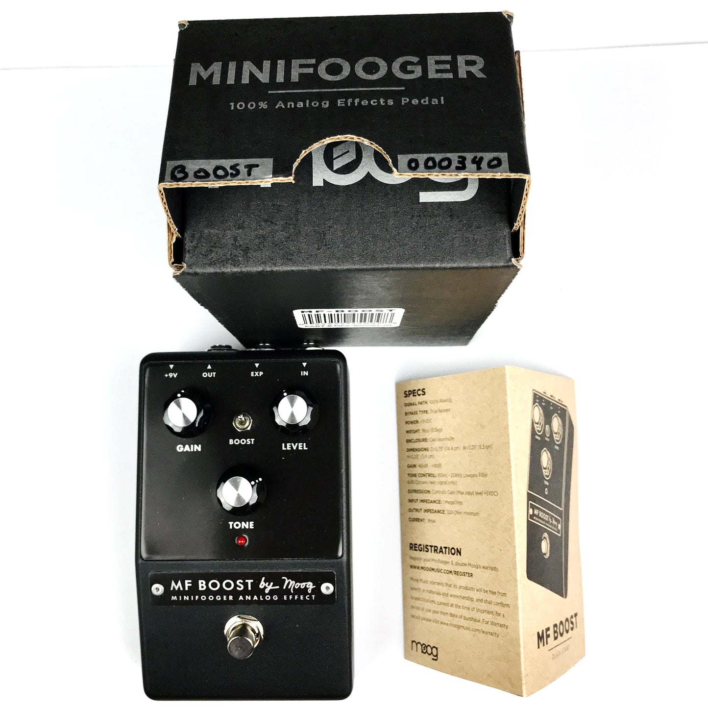 Moog MF Boost MiniFooger, brand new, old stock (NOS)