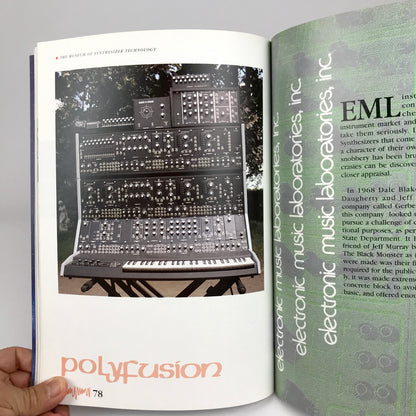 Analogue Systems Museum Of Synthesizer Technology Book