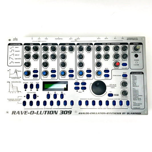 Quasimidi Rave-O-Lution 309, mint condition!