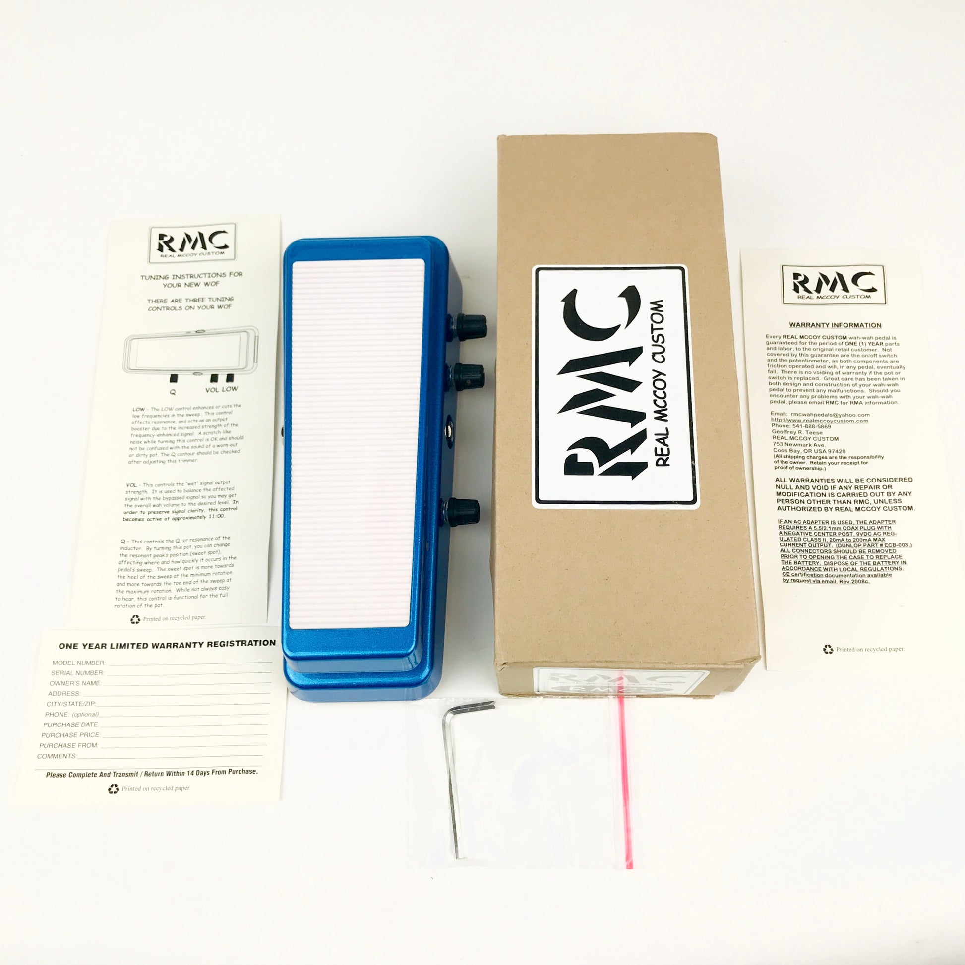 rmc wah pedal RMC2 Wah – Big City Music