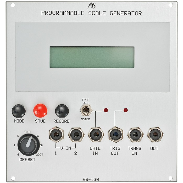 Synchronous Utility Scale Generator Icon Analogue Systems RS-130 Programmable Scale Generator - Big City Music