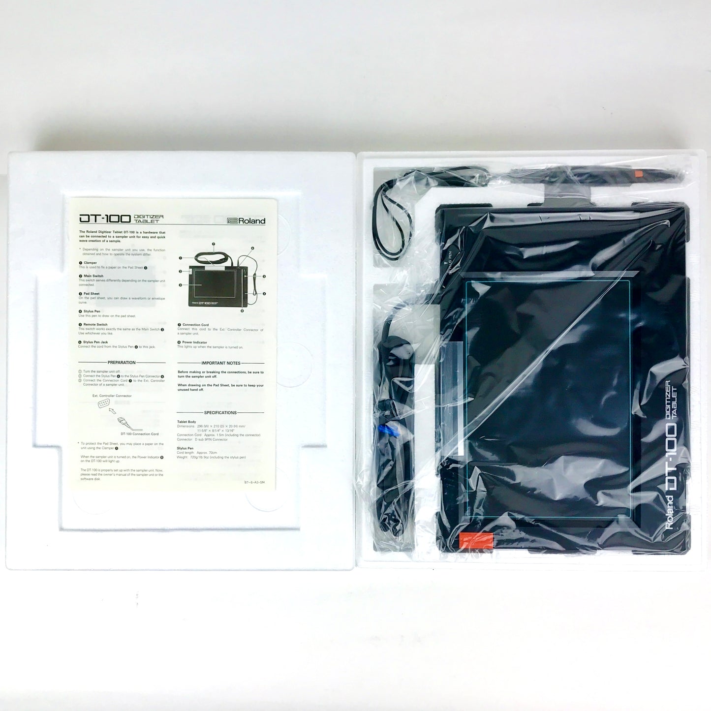 Roland DT-100 Digitizer Tablet, brand new old stock!