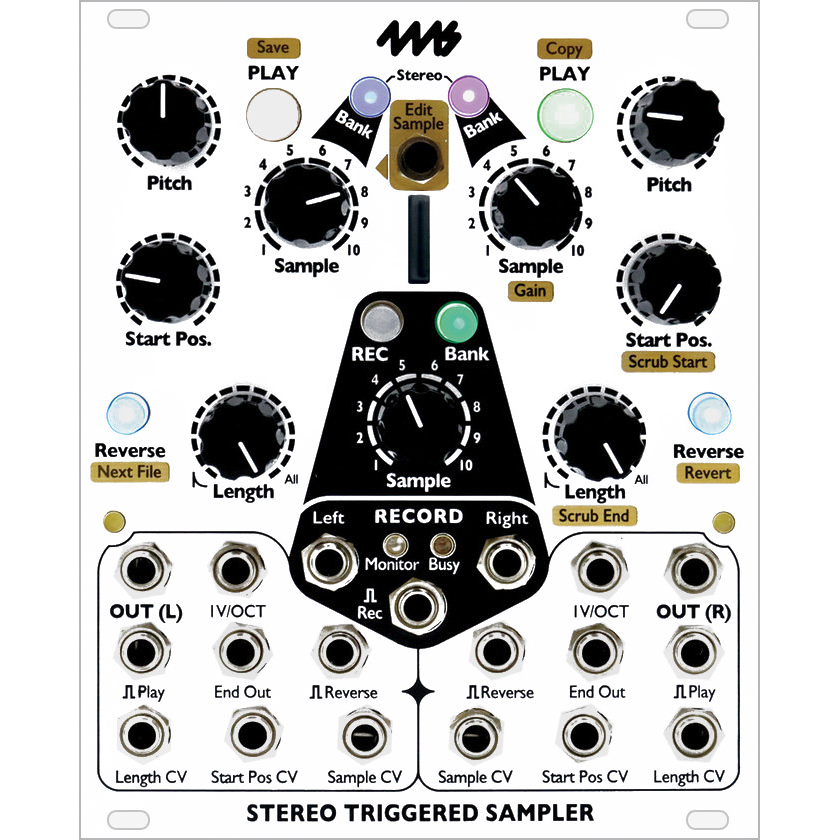 4ms Stereo Triggered Sampler [STS]