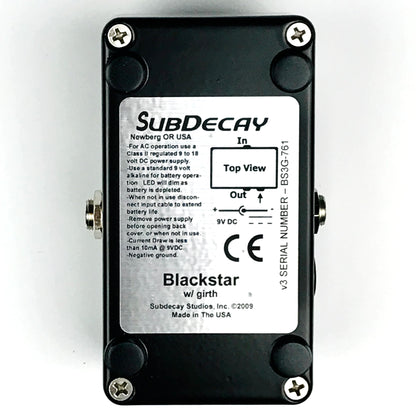 Subdecay Blackstar Distortion, 2nd Version, brand new, old stock